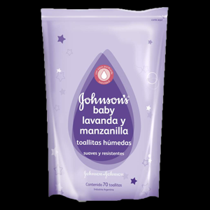 Toallas Humedas J&J Respuesto x 70 unidades